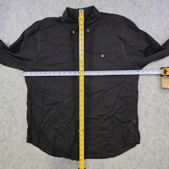 Todd Snyder Shirt Mens XL Black Button Down Up Long Sleeve Casual Cotton - Picture 7 of 13
